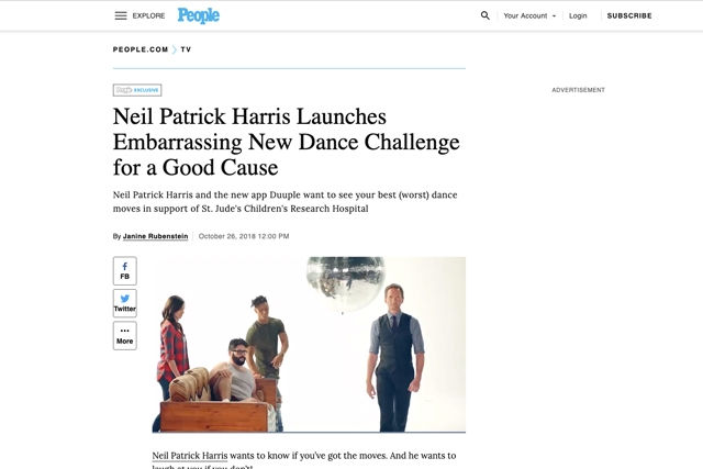 Neil Patrick Harris Launches Embarrassing New Dance Challenge for a Good Cause
